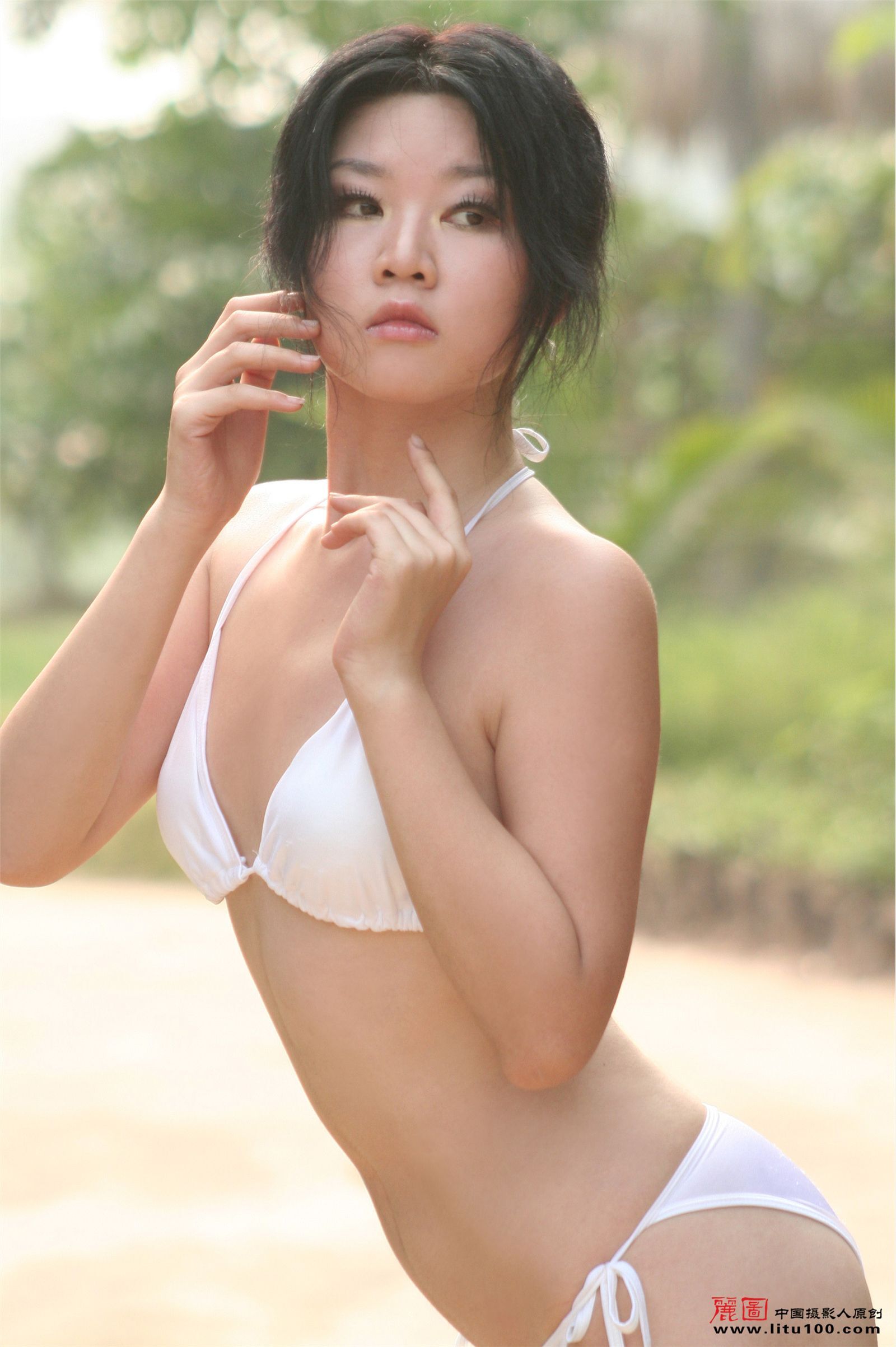 丽图100 2012.3.10 圓圓-4 国产模特美女图片